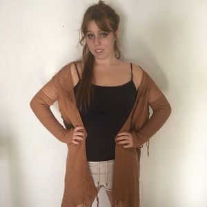 Daytrip Brown Knitted Cardigan